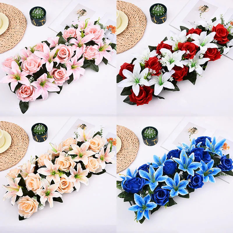 Artificial Flower Rows