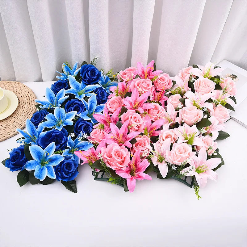 Artificial Flower Rows