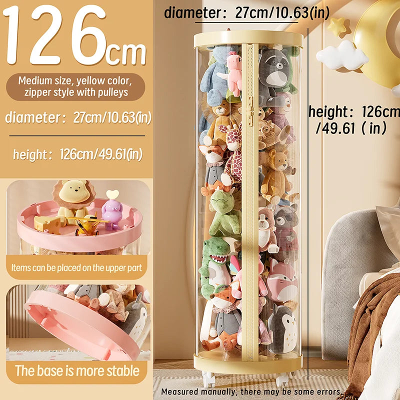 Transparent Doll/Toy Storage Box