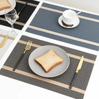 2/4/6 Pieces Durable Dining Table Placemats