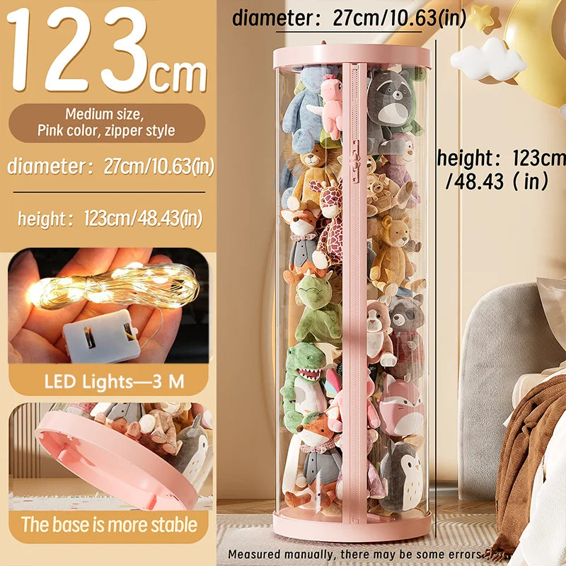 Transparent Doll/Toy Storage Box