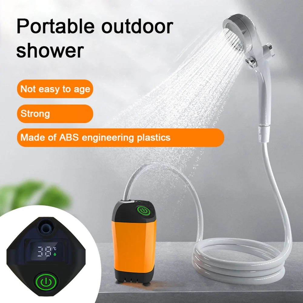 Portable Rechargeable Electric Shower Pump With Shower Head