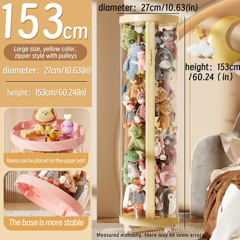 Transparent Doll/Toy Storage Box