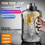 Fitness 1.7L - 3.8L Water Bottle