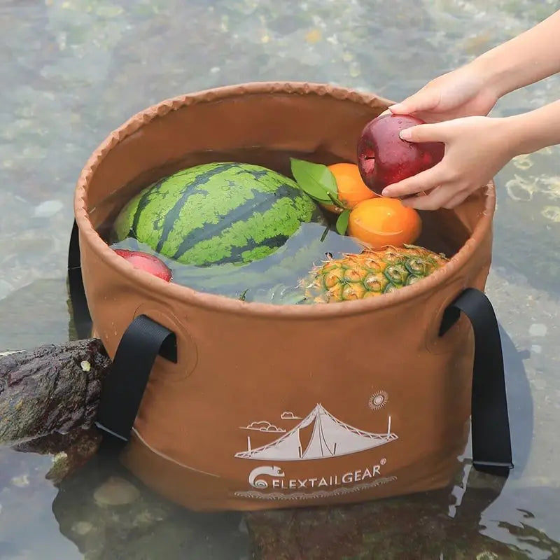 Collapsible Outdoor PVC Water Bucket