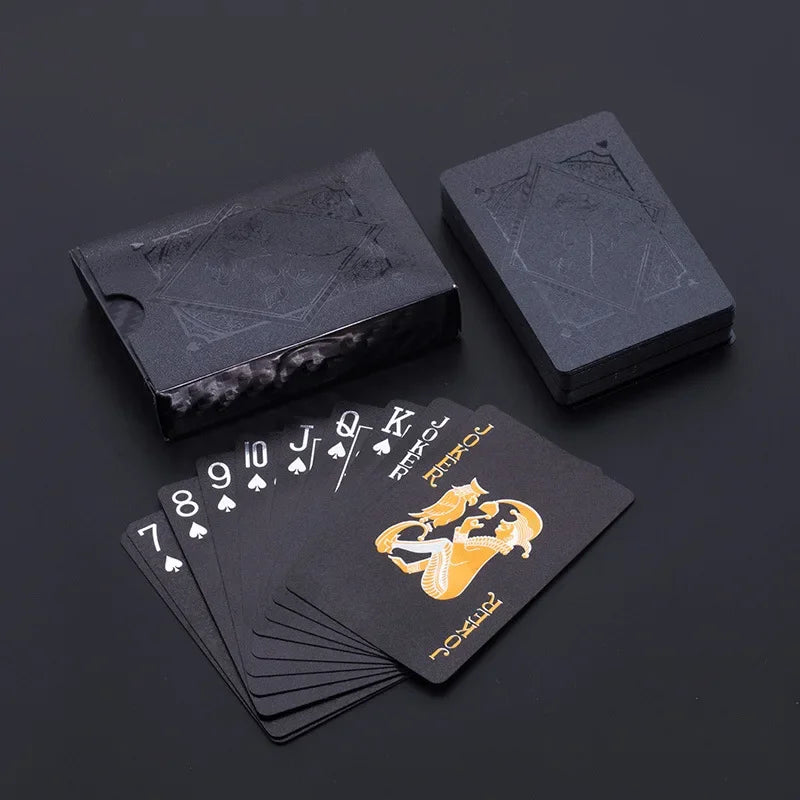 Black And Gold Playing Cards