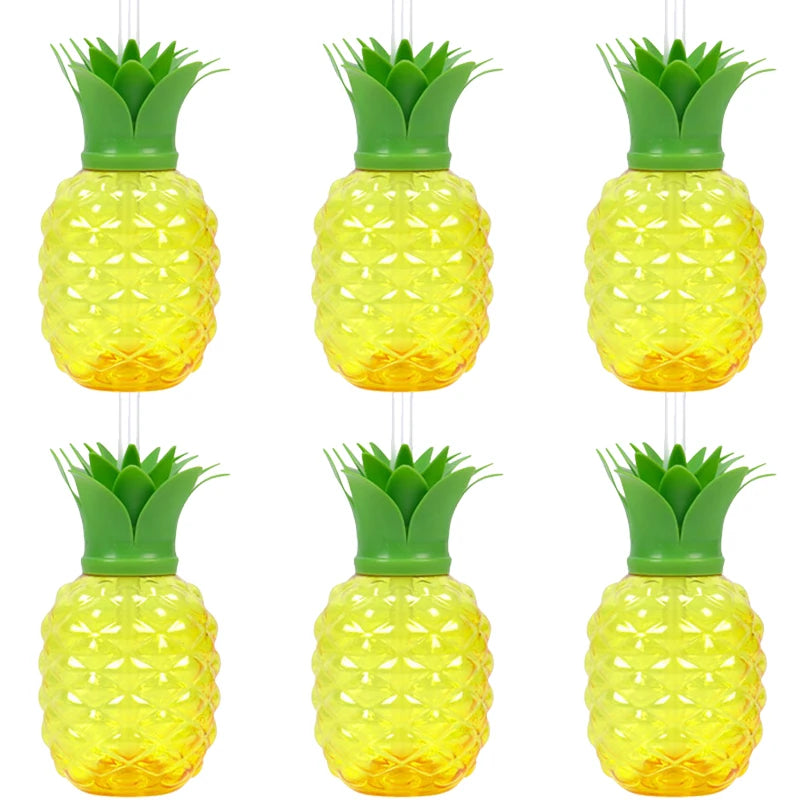 PVC Fruit Shaped Drinking Cups With Straw
