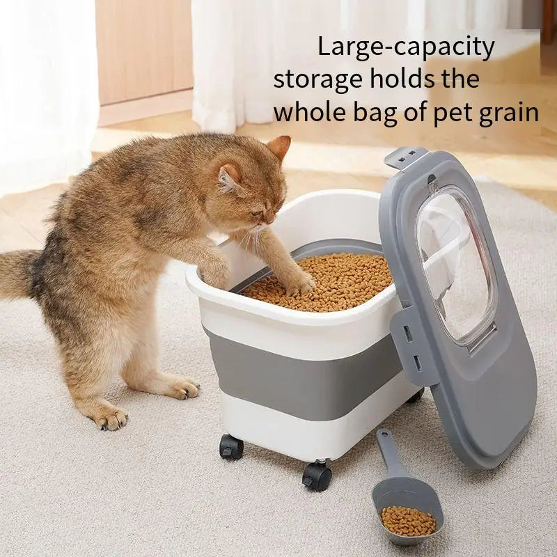 Collapsible Dog/Cat Food Storage Box