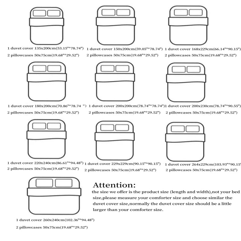 3 Piece 400TC 100% Cotton Bedding