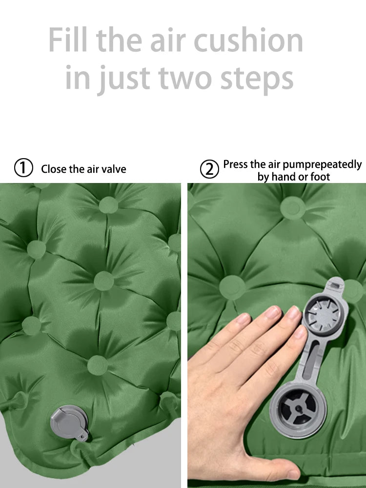 Double Sized Extra Wide Inflatable Mattress With Built In Pump