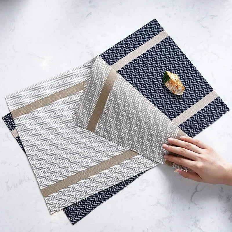 2/4/6 Pieces Durable Dining Table Placemats