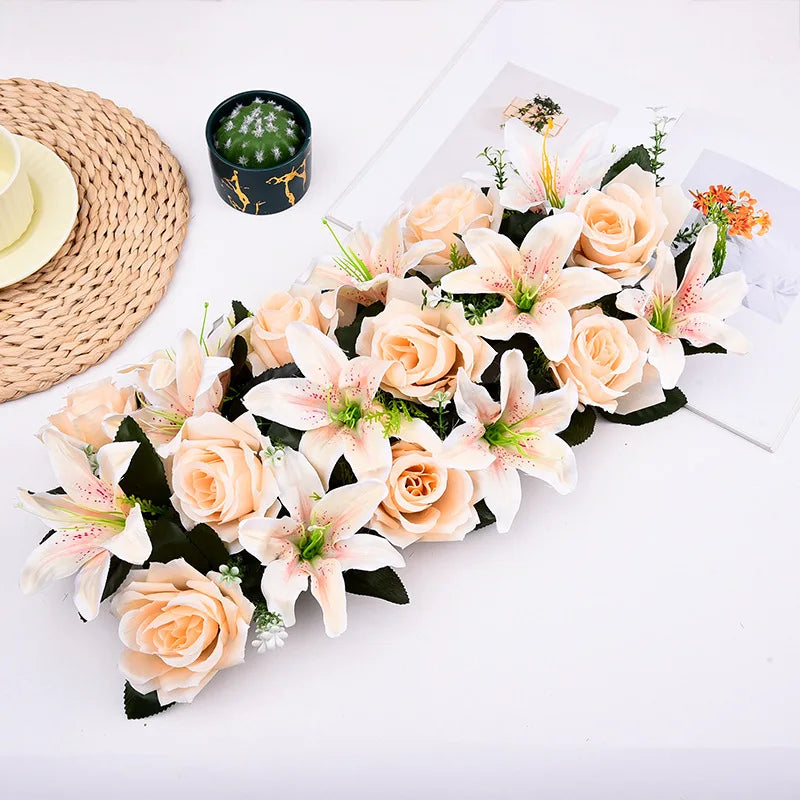 Artificial Flower Rows