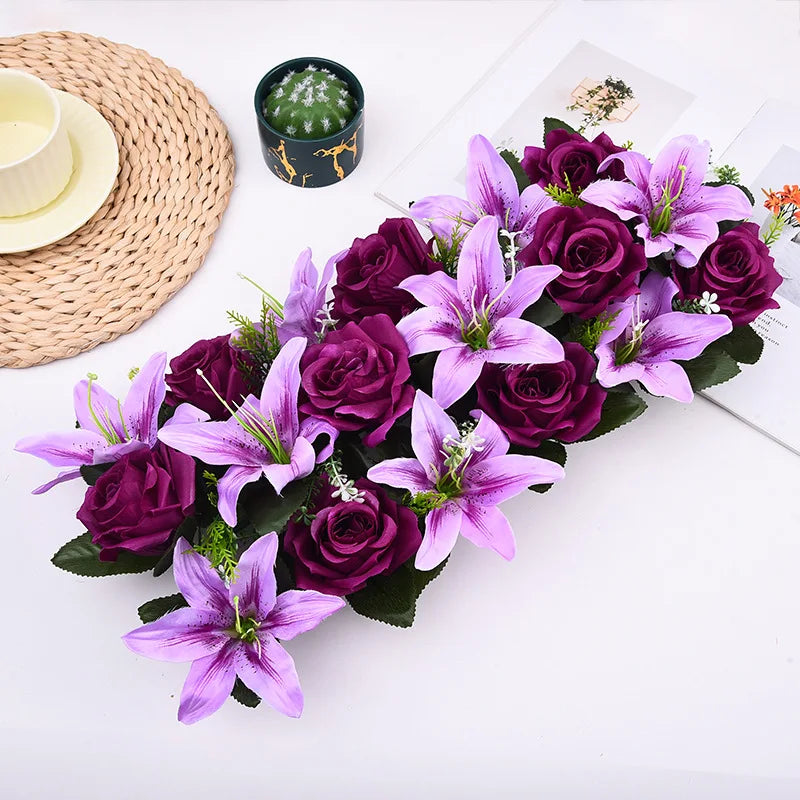 Artificial Flower Rows