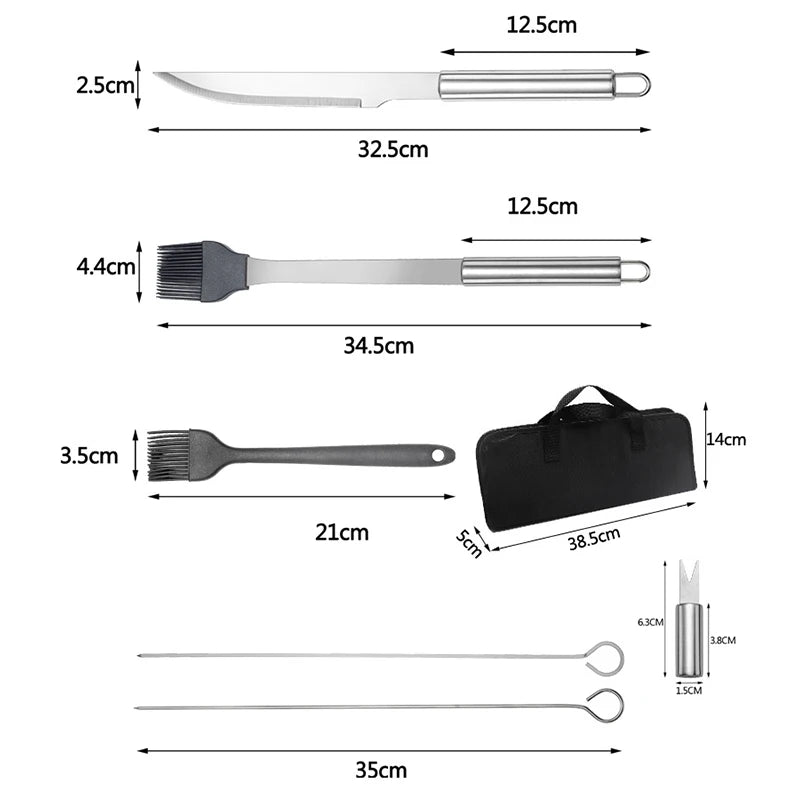 Braai Grill Tool Set