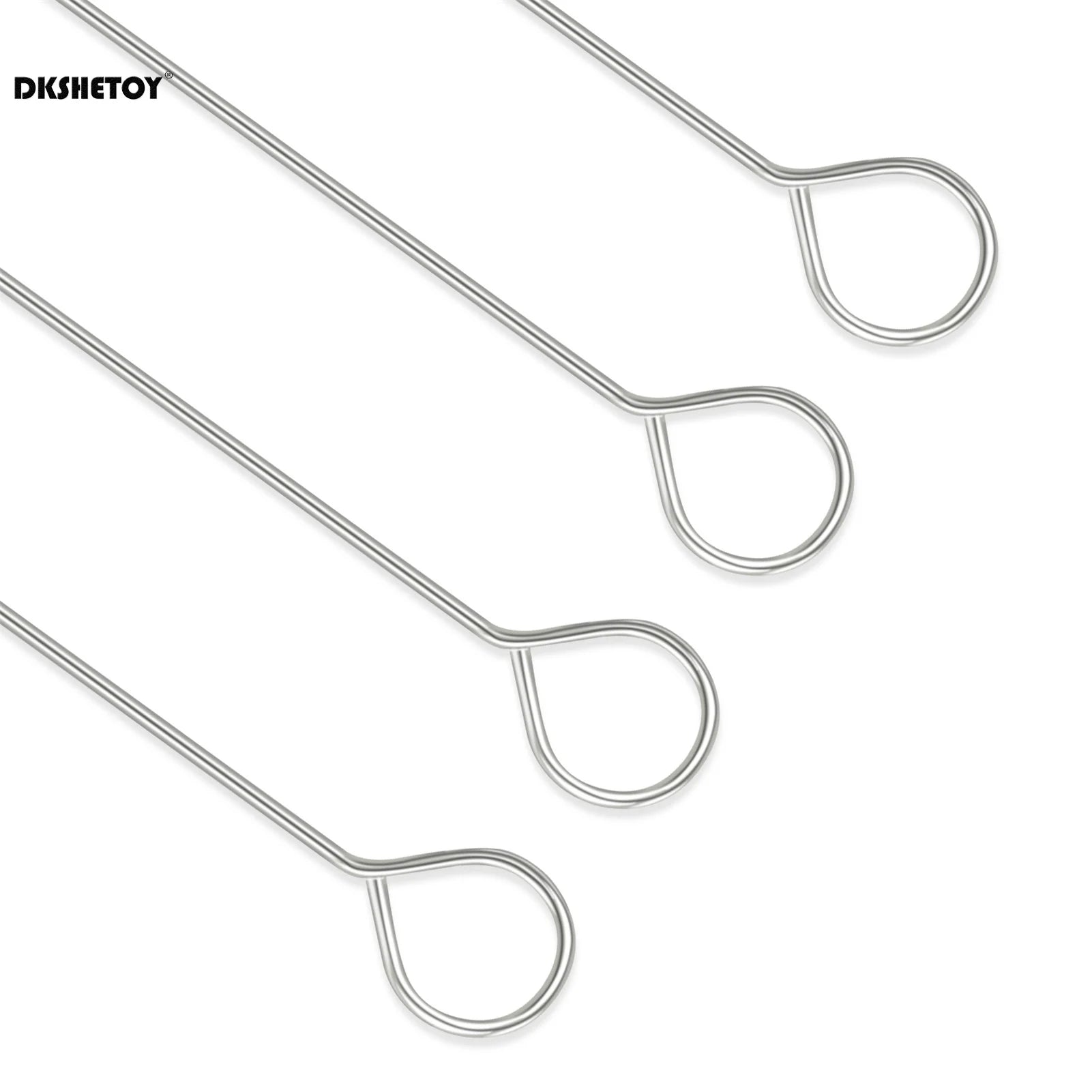 20cm Stainless Steel BBQ Skewers