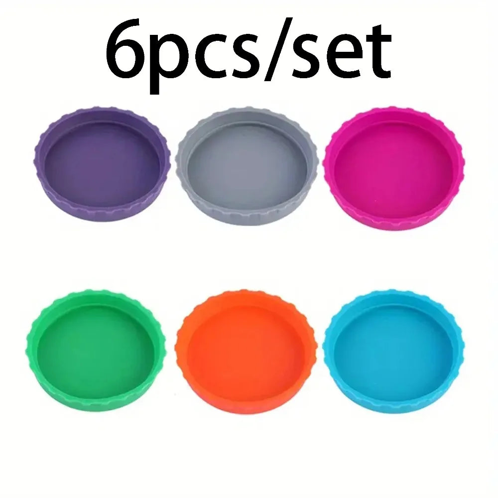 6 Pack Silicone Soda Can Lids