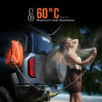 Shower Bucket With Built In Electric Pump