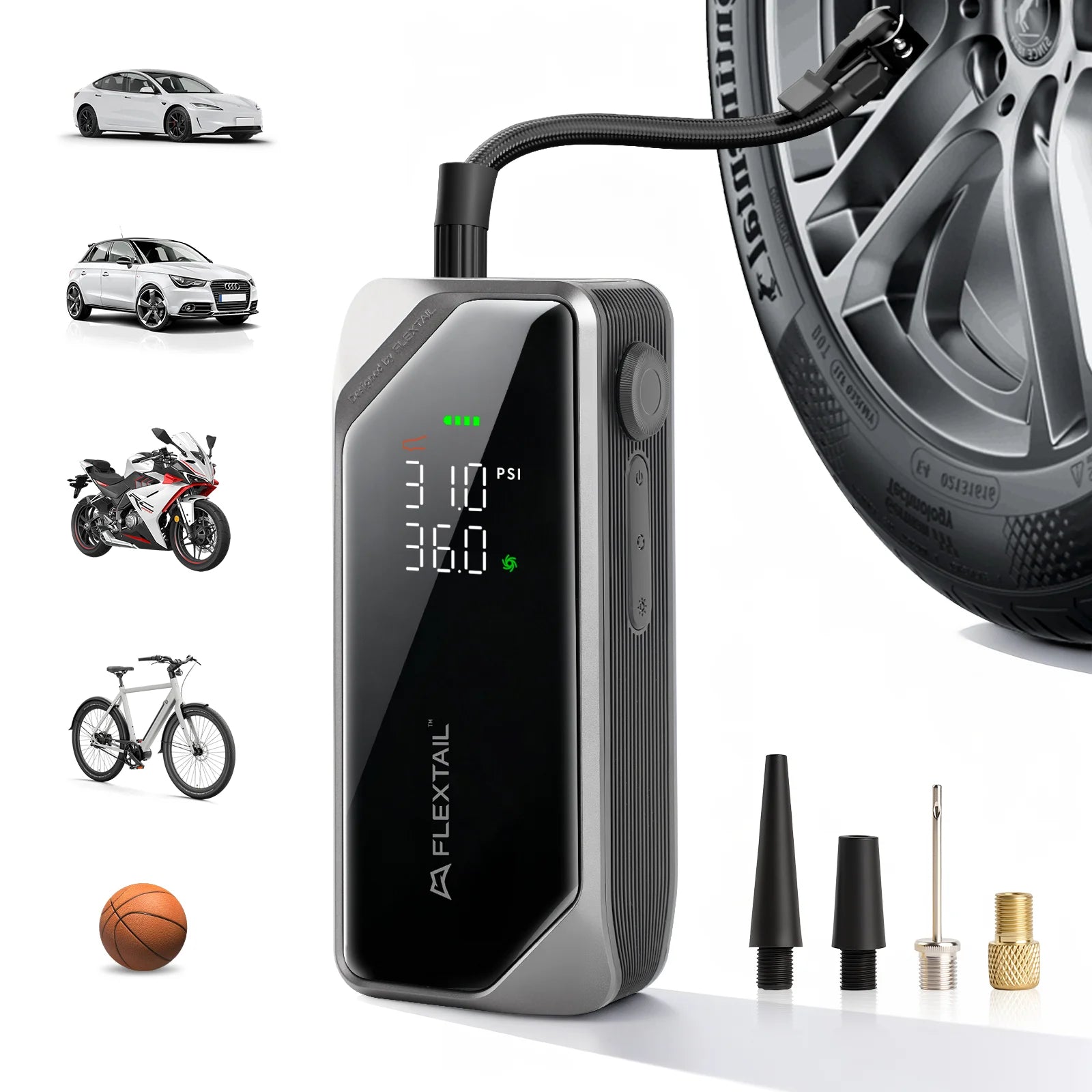 150PSI Electric Tire Pump For Car/Motorcycle/Bicycle