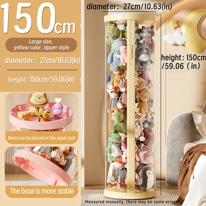 Transparent Doll/Toy Storage Box