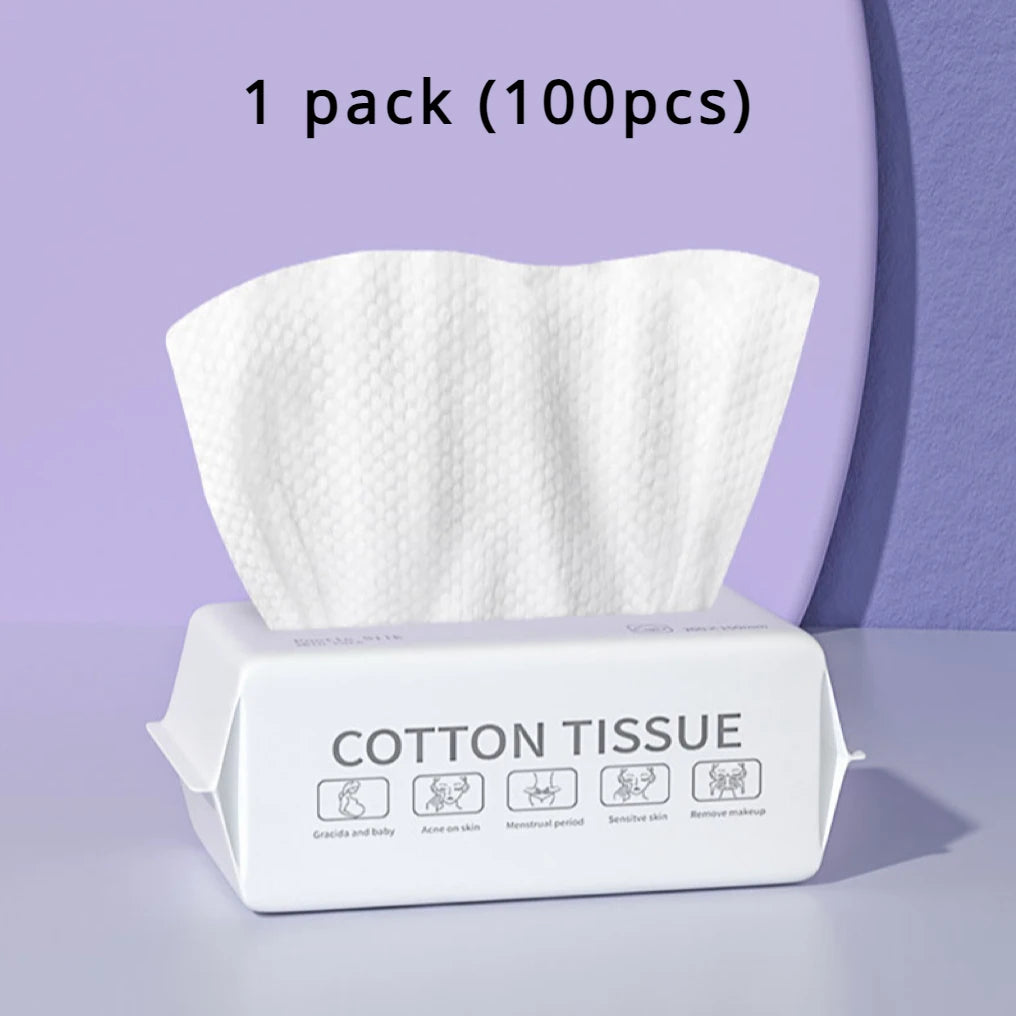 Soft Cotton Disposable Face Towels