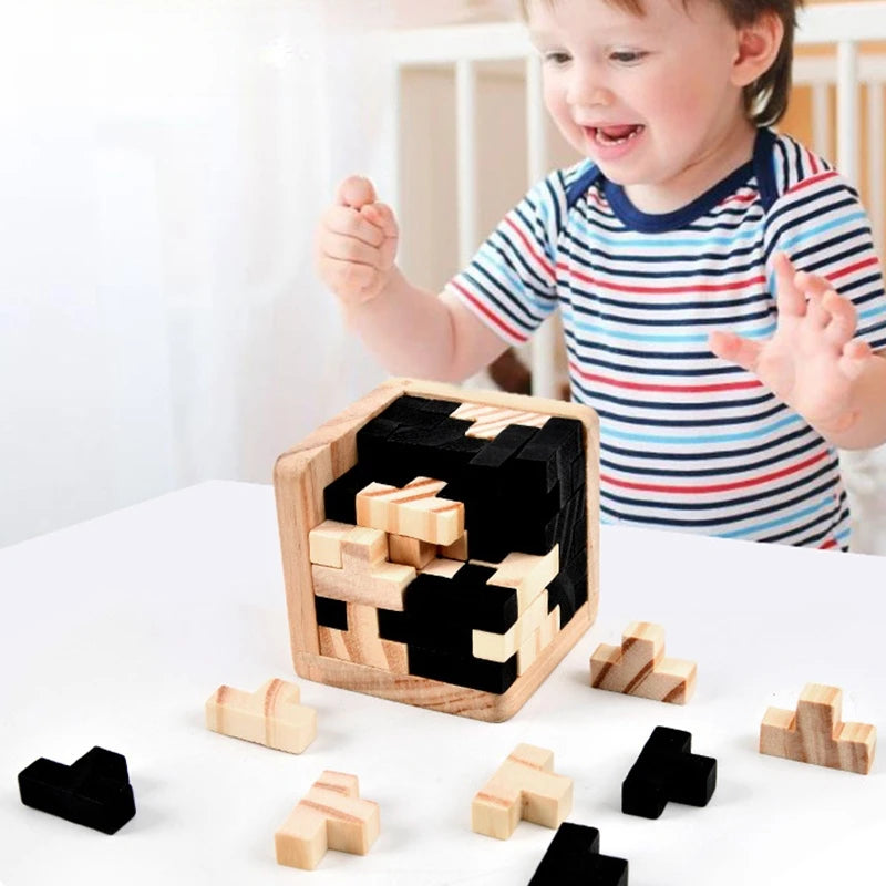 3D Cube Puzzle For Kids