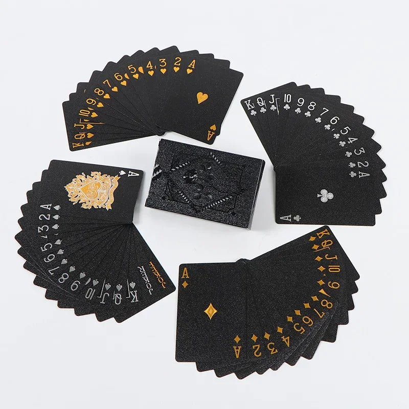 Black And Gold Playing Cards