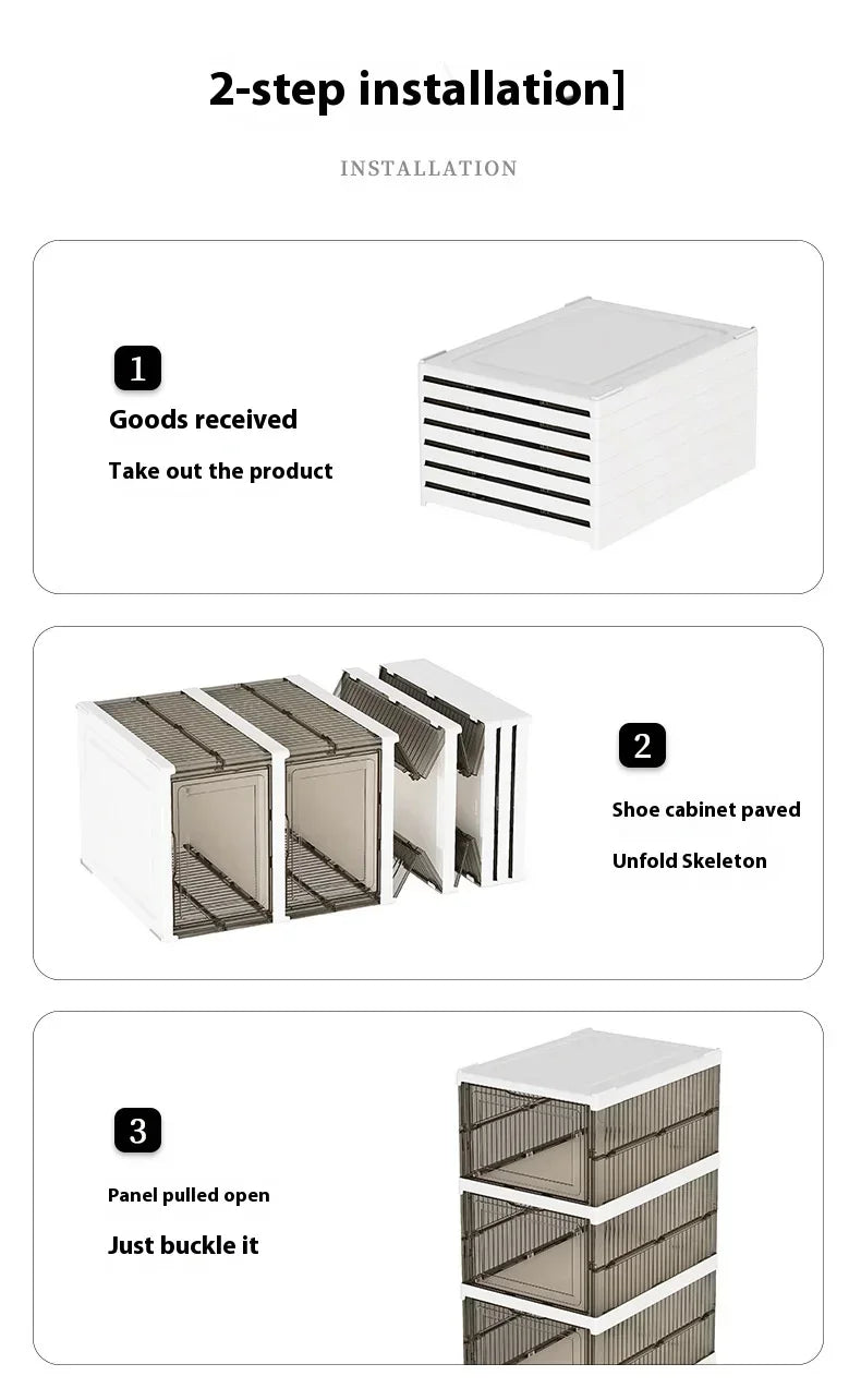 6 Layers Foldable Shoe Box