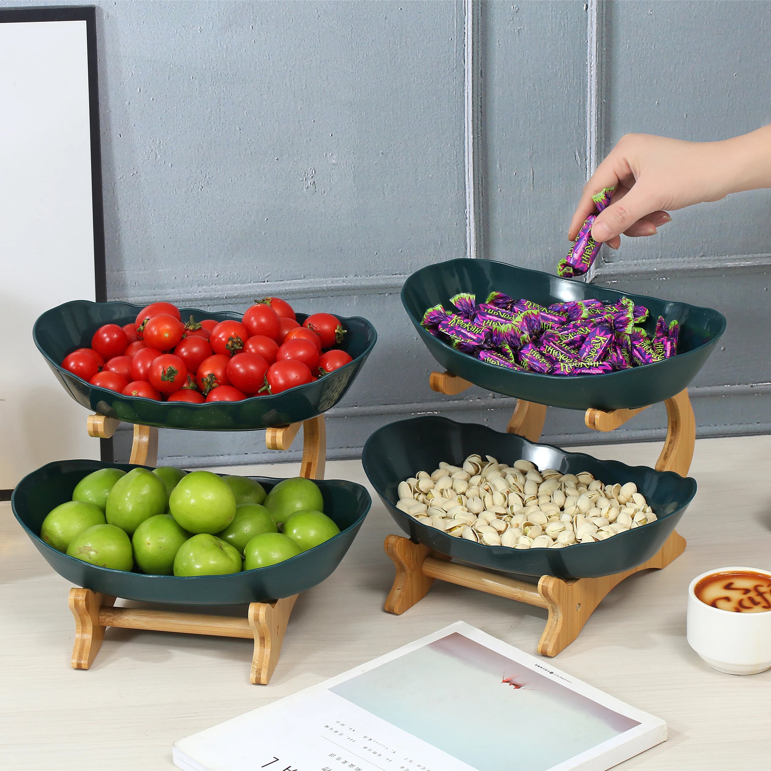 Multi Tier Fruit Bowls