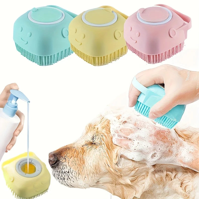 Silicone Soft Pet Massage Shower Brush