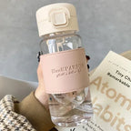 500ml Water Bottle With Straw