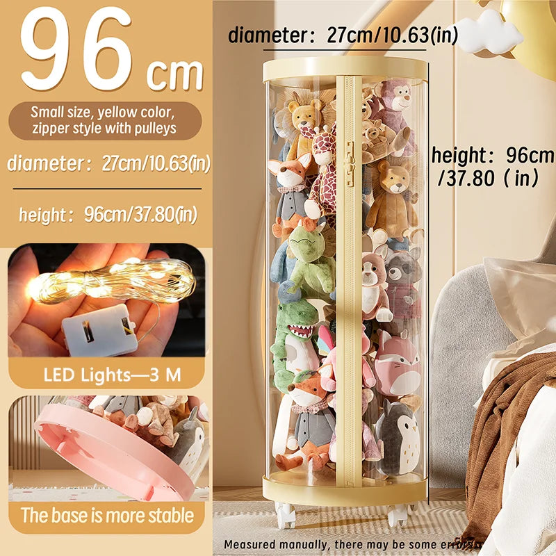 Transparent Doll/Toy Storage Box