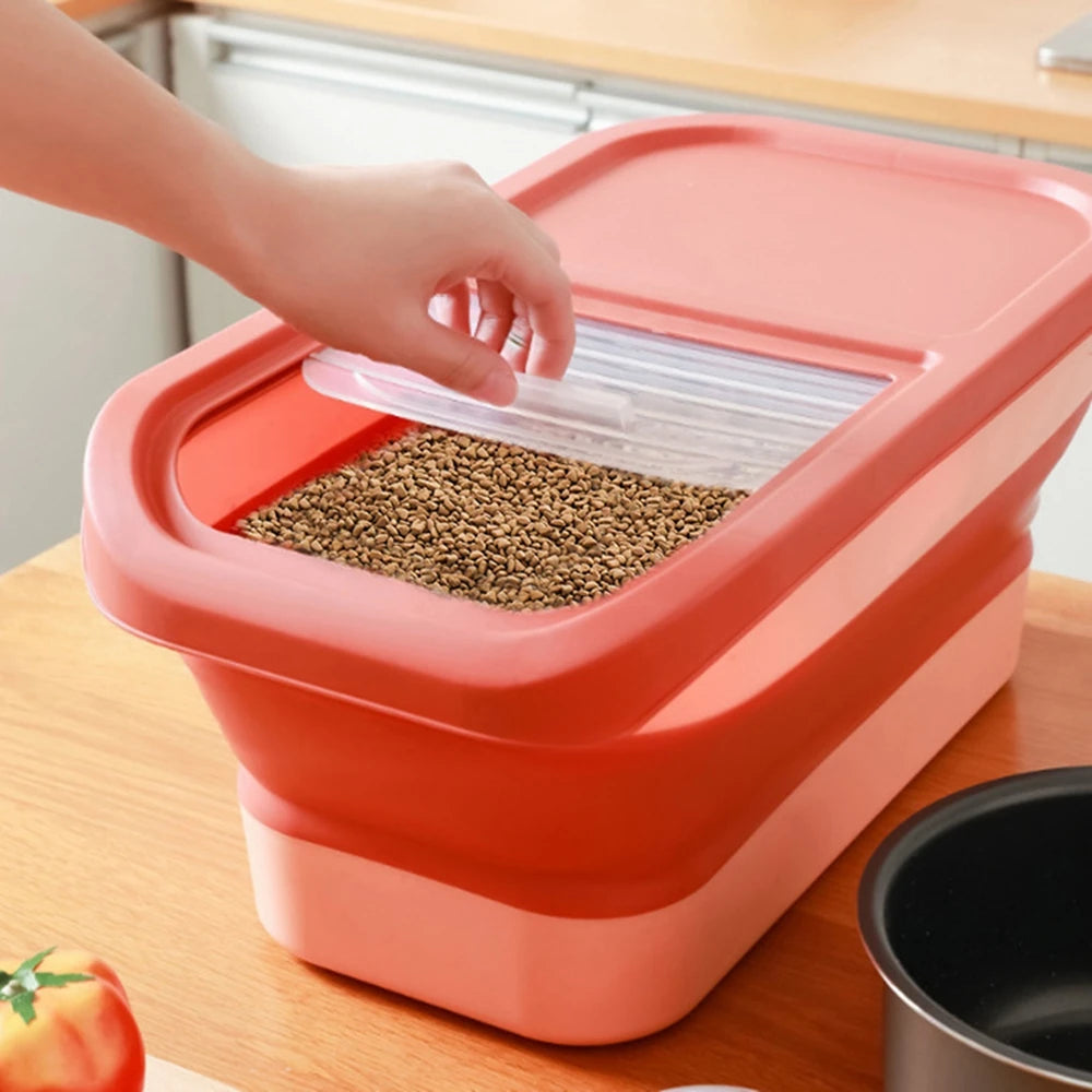 Collapsible Dog/Cat Food Storage Box