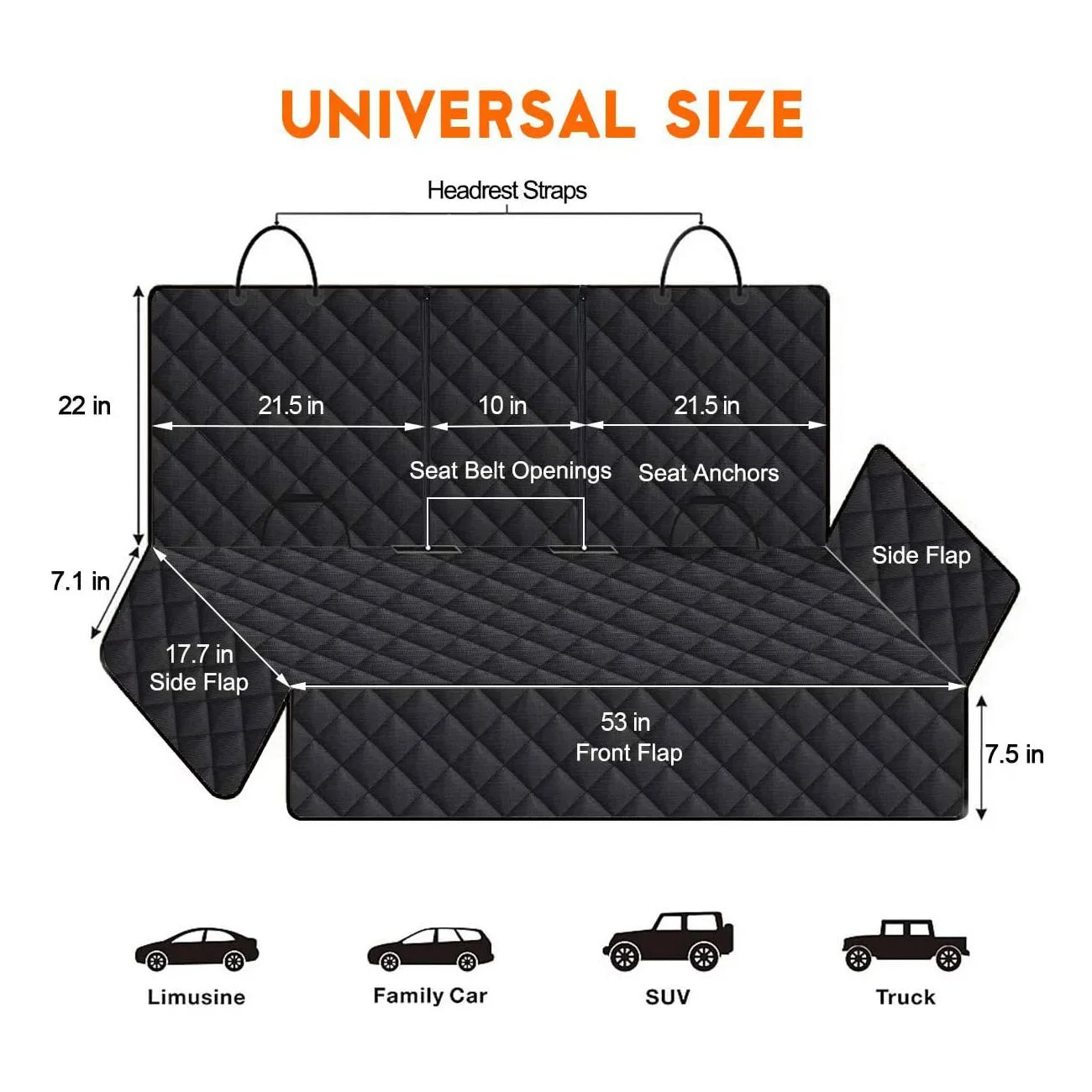 Dog Car Rear/Boot Seat Cover