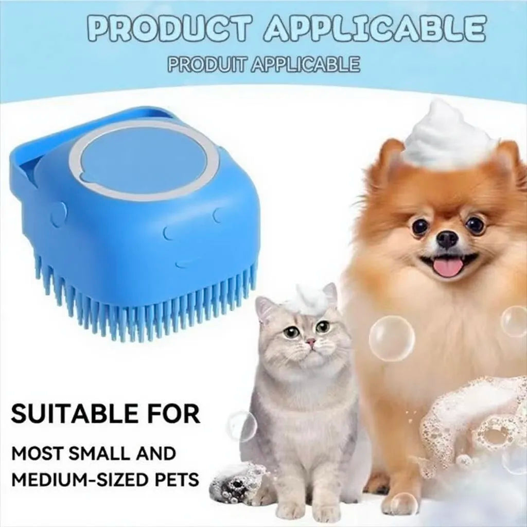 Silicone Soft Pet Massage Shower Brush