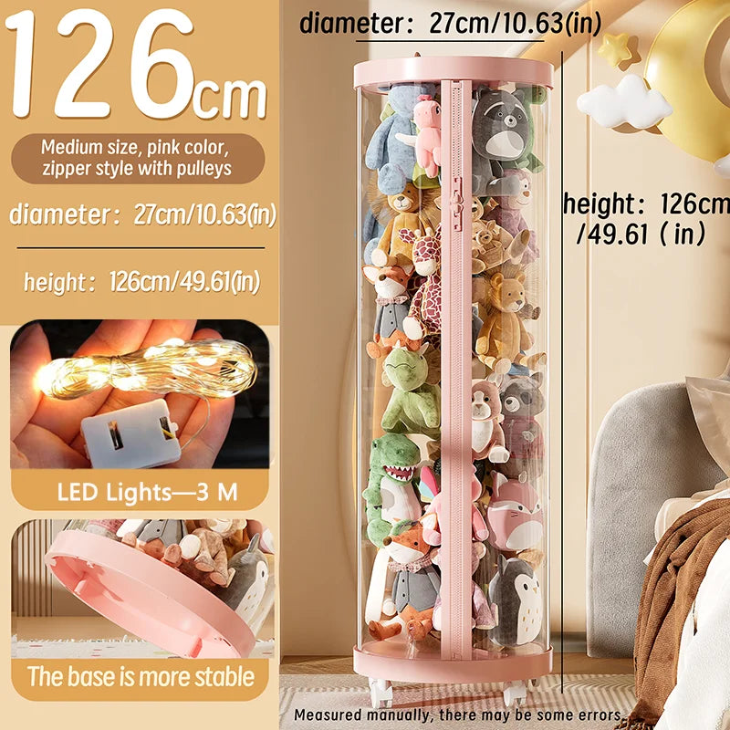 Transparent Doll/Toy Storage Box