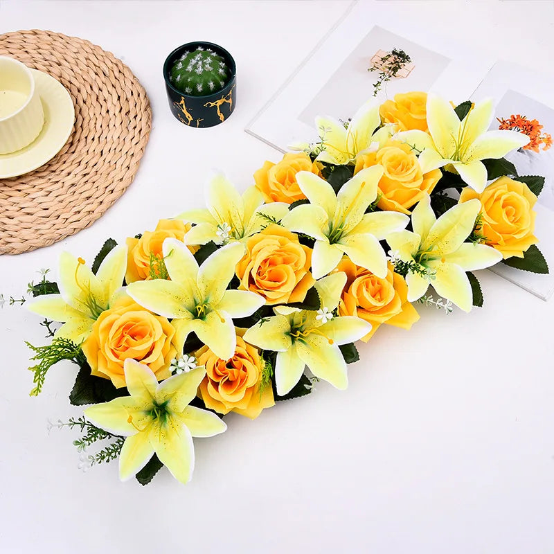 Artificial Flower Rows