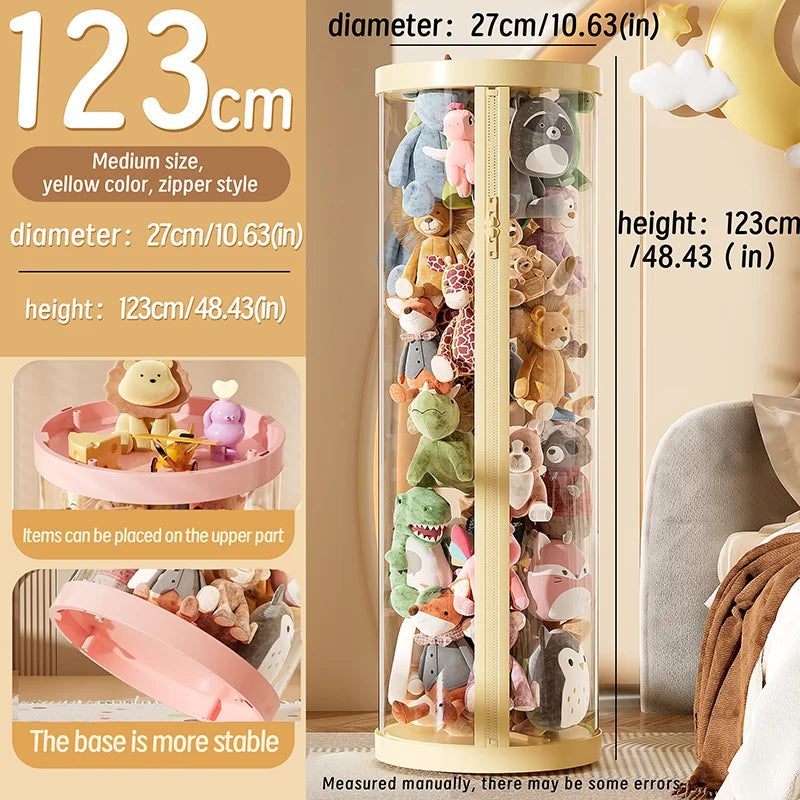 Transparent Doll/Toy Storage Box