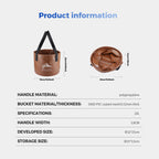 Collapsible Outdoor PVC Water Bucket