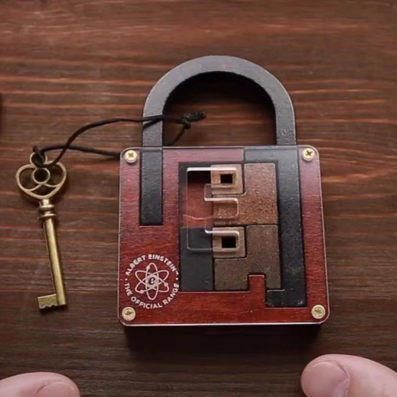 Challenging Classic Wooden Brainteaser Puzzle Game
