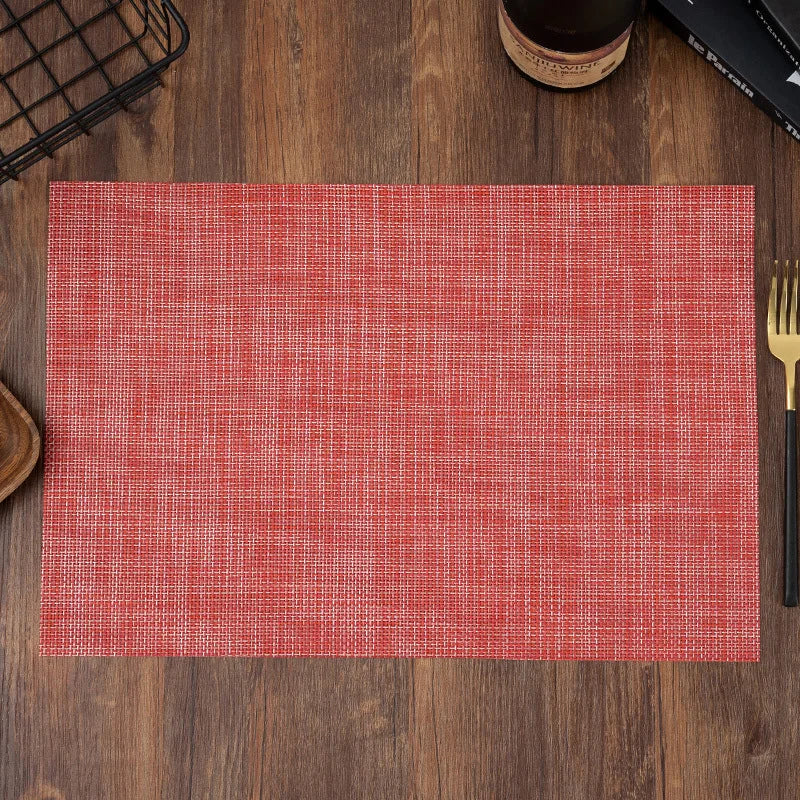 2/4/6 Pieces Durable Dining Table Placemats