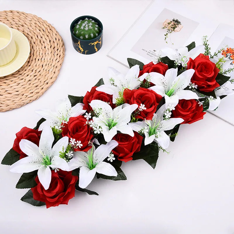 Artificial Flower Rows