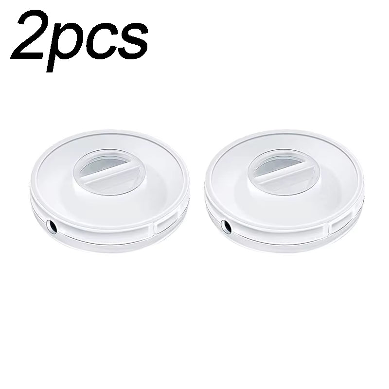 Round Wire Winder Box Portable Multifunctional Data Cable Storage Case Cable Container USB Charger Holder Wire Management Box