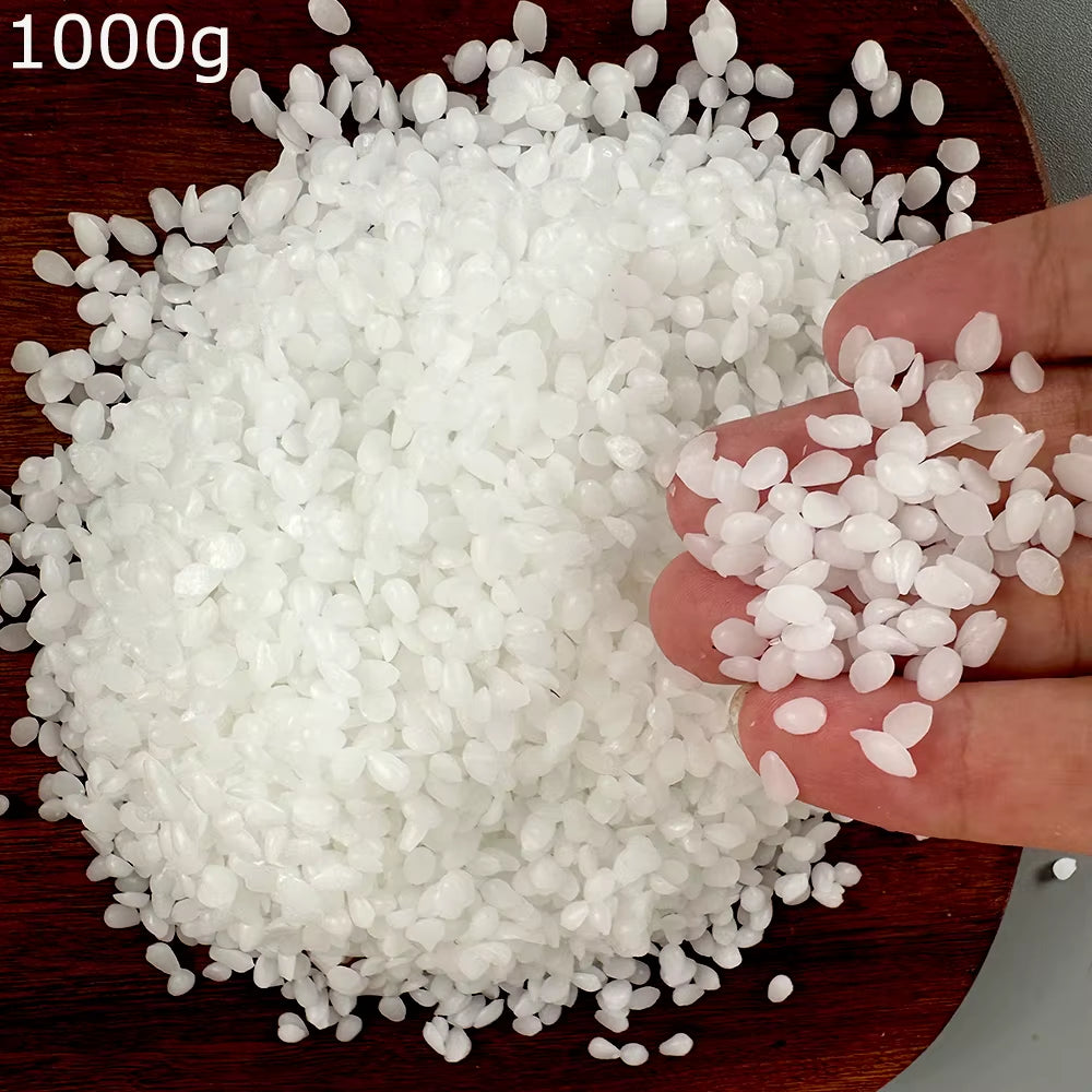 White Beeswax DIY Candle Making Meterial 100% Pure Natural Granular Bag Odorless Wax Particles Raw Materials Handicraft Supplies