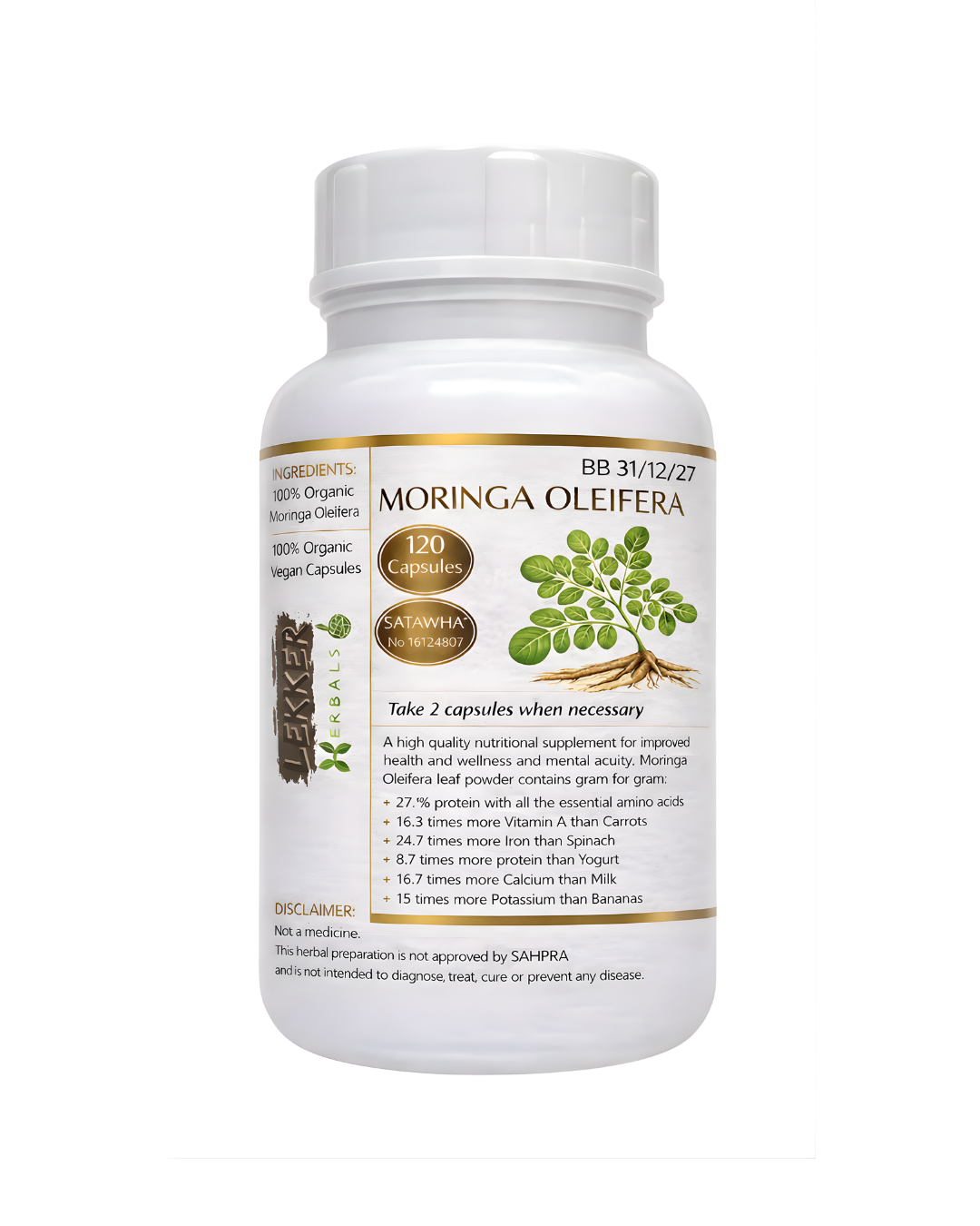 100% Moringa Oleifera Supplement