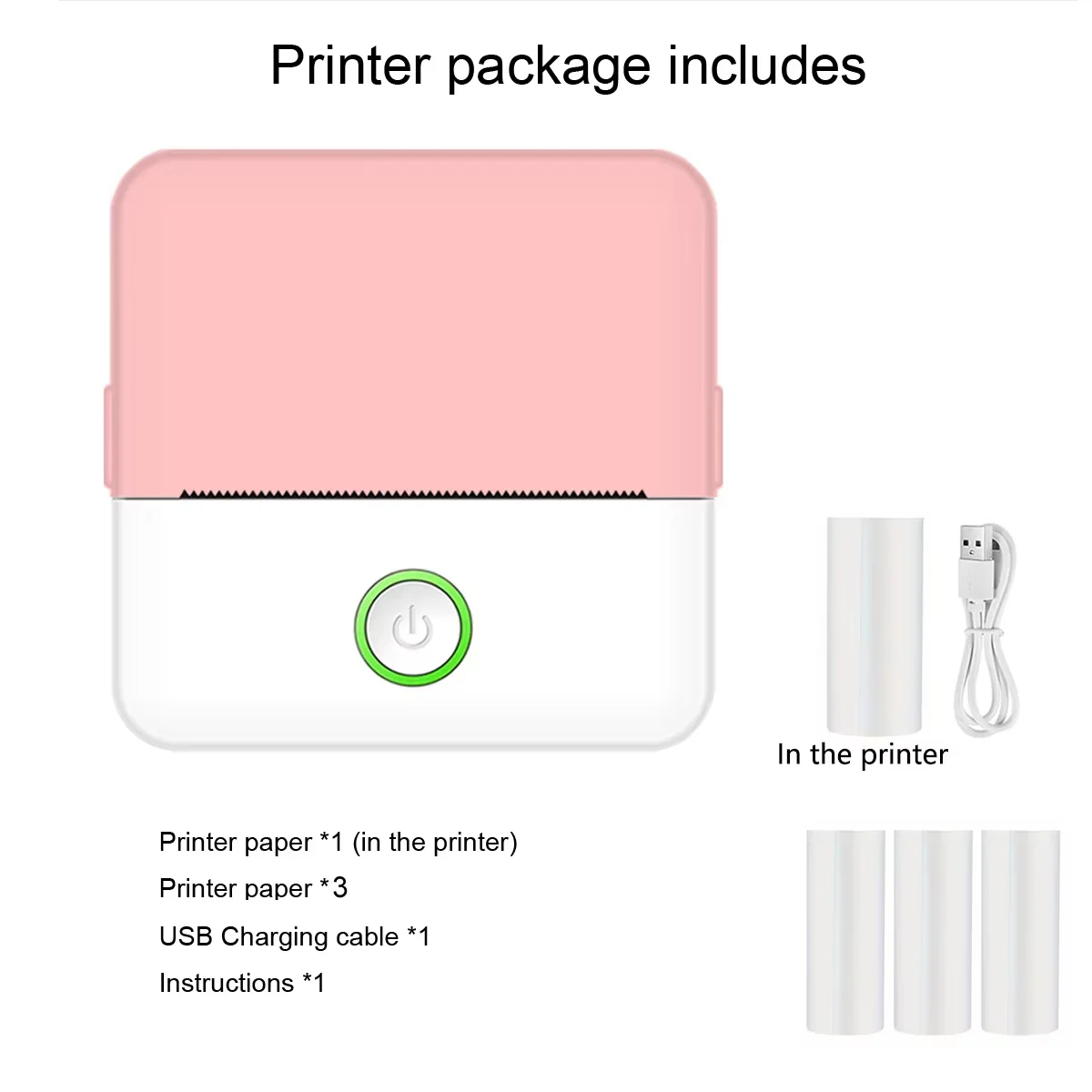 Mini Inkless Sticker Maker Printer