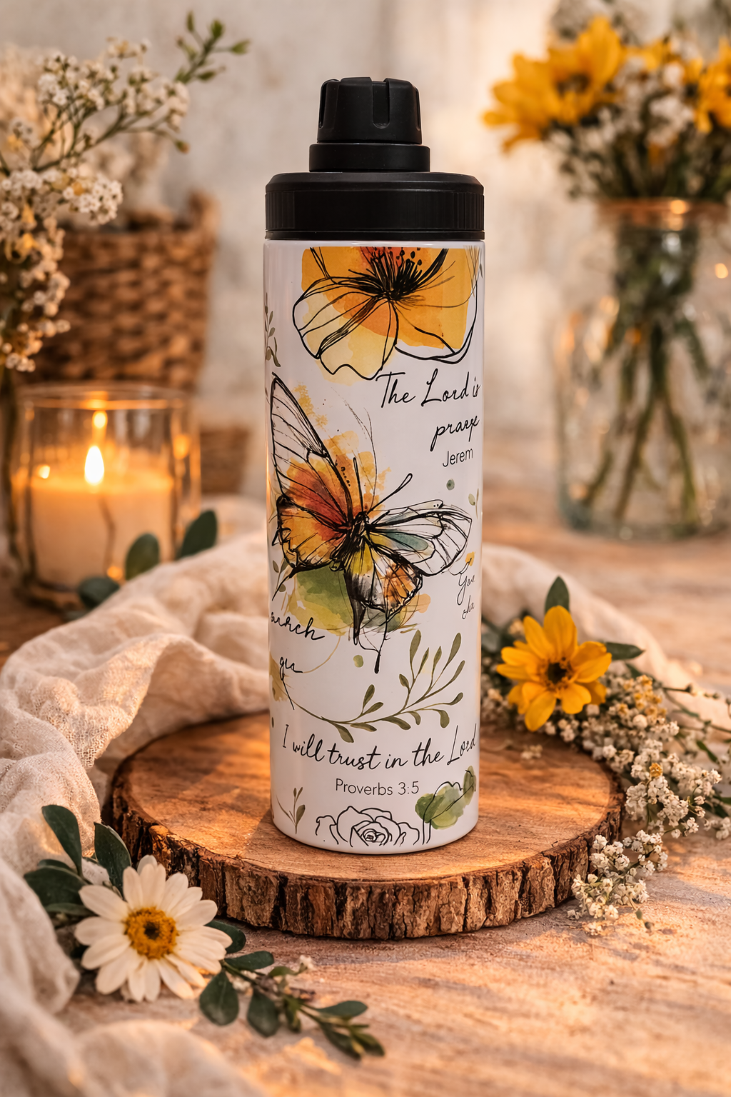 butterfly tumbler