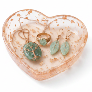 rose-gold-resin-heart-shaped-jewelry-holder