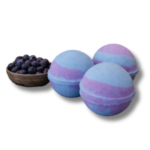 pack-of-3-140g-spinning-and-foaming-blueberry-scented-bath-bombs