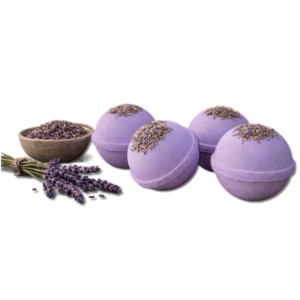pack-of-4-140g-spinning-and-foaming-lavender-scented-bath-bombs